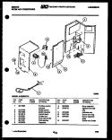 ELECTRICAL PARTS Diagram and Parts List for AK22E4RVA  Gibson Air Conditioner