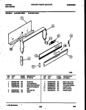 BACKGUARD Diagram and Parts List for 30-2251-00-03  Tappan Range