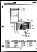 BODY PARTS Diagram and Parts List for CE303VP2D1  Frigidaire Range
