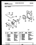AIR HANDLING PARTS Diagram and Parts List for FAS256S2A1  Frigidaire Air Conditioner