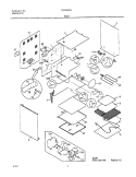 BODY Diagram and Parts List for FEF356CHTD  Frigidaire Range