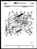 UPPER BODY PARTS Diagram and Parts List for 76-4967-00-12  Tappan Microwave Oven Combo
