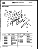 BACKGUARD Diagram and Parts List for 30-3991-00-02  Tappan Range