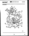 CONSOLE, CONTROL AND DRUM Diagram and Parts List for SM230LXW2  Frigidaire Washer