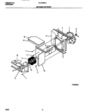 AIR HANDLING PARTS Diagram and Parts List for FAL103W1A2  Frigidaire Air Conditioner