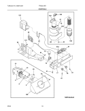 CONTROLS Diagram and Parts List for FRS23LH5DB0  Frigidaire Refrigerator