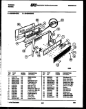 BACKGUARD Diagram and Parts List for 30-3648-23-02  Tappan Range