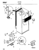 SYSTEM Diagram and Parts List for MRT16DRGD5  Frigidaire Refrigerator