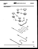 BROILER PARTS Diagram and Parts List for REGS38BKL0  Frigidaire Range