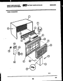 CABINET PARTS Diagram and Parts List for WAS186P2K1  Frigidaire Air Conditioner