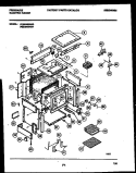 BODY PARTS Diagram and Parts List for FES354BABA  Frigidaire Range