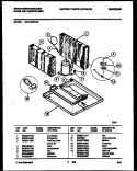 SYSTEM PARTS Diagram and Parts List for WAL123S1A3  Frigidaire Air Conditioner