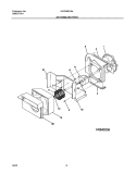 AIR HANDLING PARTS Diagram and Parts List for FAC055K7A4  Frigidaire Air Conditioner