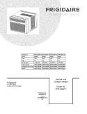 COVER Diagram and Parts List for FRA155MT111  Frigidaire Air Conditioner