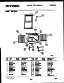 CABINET AND INSTALLATION PARTS Diagram and Parts List for WAL103S1A1  Frigidaire Air Conditioner