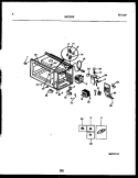 FUNCTIONAL PARTS Diagram and Parts List for MC1350P2  Frigidaire Microwave