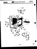 INNER TUB PARTS Diagram and Parts List for DW5500FL1  Frigidaire Dishwasher