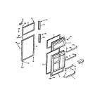 DOOR SECTION Diagram and Parts List for ATL152HK0  Frigidaire Refrigerator
