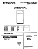 COVER Diagram and Parts List for MRT19TNBD2  Uni Refrigerator