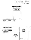 COVER Diagram and Parts List for FWS545RFS0  Frigidaire Washer