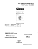 COVER Diagram and Parts List for GTR1040AS0  Gibson Washer