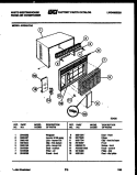 Part Location Diagram of 3016096 Frigidaire PANEL-FRONT