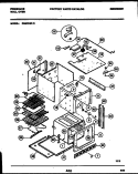 BODY PARTS Diagram and Parts List for REG75WL5  Frigidaire Wall Oven