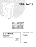 COVER Diagram and Parts List for CAQE7077KA0  Frigidaire Dryer