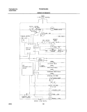 WIRING SCHEMATIC Diagram and Parts List for FRS26H5ASB4  Frigidaire Refrigerator