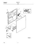 DOOR Diagram and Parts List for FDB657RJC1  Frigidaire Dishwasher