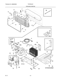 SYSTEM Diagram and Parts List for FGHF2344ME0  Frigidaire Refrigerator