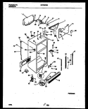 CABINET PARTS Diagram and Parts List for GRT22QRBW1  Gibson Refrigerator