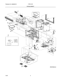 Part Location Diagram of 5304461116 Frigidaire Microwave Surface Light Bulb