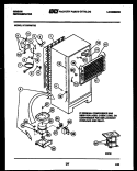SYSTEM AND AUTOMATIC DEFROST PARTS Diagram and Parts List for RT19F8WT3E  Gibson Refrigerator