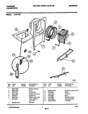CONDENSER Diagram and Parts List for CDH13E2  Frigidaire Dehumidifier