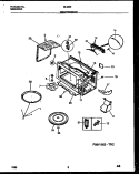 WRAPPER AND BODY PARTS Diagram and Parts List for 56-9602-10-02  Tappan Microwave
