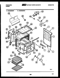 BODY PARTS Diagram and Parts List for REG38BNL3  Frigidaire Range