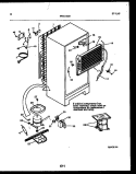 SYSTEM AND AUTOMATIC DEFROST PARTS Diagram and Parts List for FPW18TPLL1  Frigidaire Refrigerator