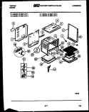 BODY PARTS Diagram and Parts List for 37-2637-00-03  Tappan Range