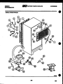 SYSTEM AND AUTOMATIC DEFROST PARTS Diagram and Parts List for RT17F9WU3A  Gibson Refrigerator