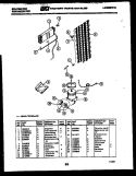 SYSTEM AND AUTOMATIC DEFROST PARTS Diagram and Parts List for TPK180EN0W  Kelvinator Refrigerator