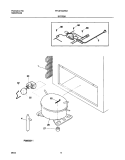 SYSTEM Diagram and Parts List for FFC07G4AW2  Frigidaire Freezer