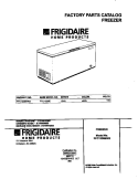 COVER Diagram and Parts List for FFC13D9EW2  Frigidaire Freezer