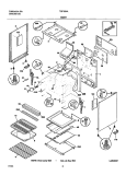 BODY Diagram and Parts List for TGF364ASE  Tappan Range
