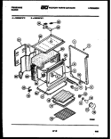BODY PARTS Diagram and Parts List for RS33BFL1  Frigidaire Range