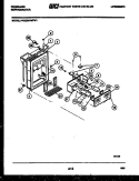 ICE DOOR, DISPENSER AND WATER TANKS Diagram and Parts List for FPCE24VWFA1  Frigidaire Refrigerator