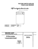 COVER Diagram and Parts List for GLTR1670AS0  Frigidaire Washer