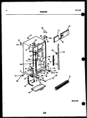 CABINET PARTS Diagram and Parts List for FGI220JN0D  Kelvinator Refrigerator