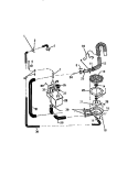 PUMP, HOSES Diagram and Parts List for AWC340A0T  Kelvinator Washer