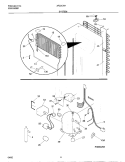 SYSTEM Diagram and Parts List for XF22CW1  Frigidaire Freezer